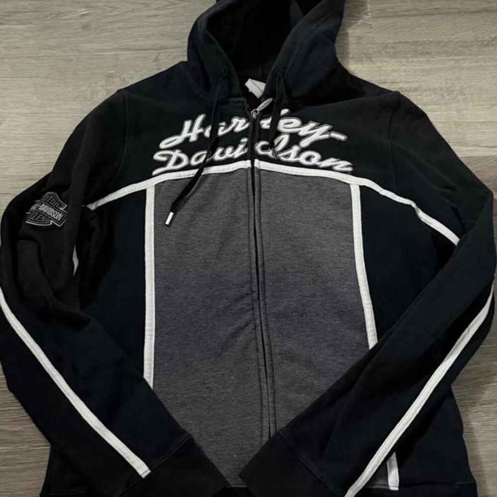 Harley davidson black gray